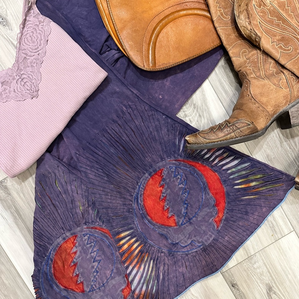 Grateful Dead Purple Flare Pants